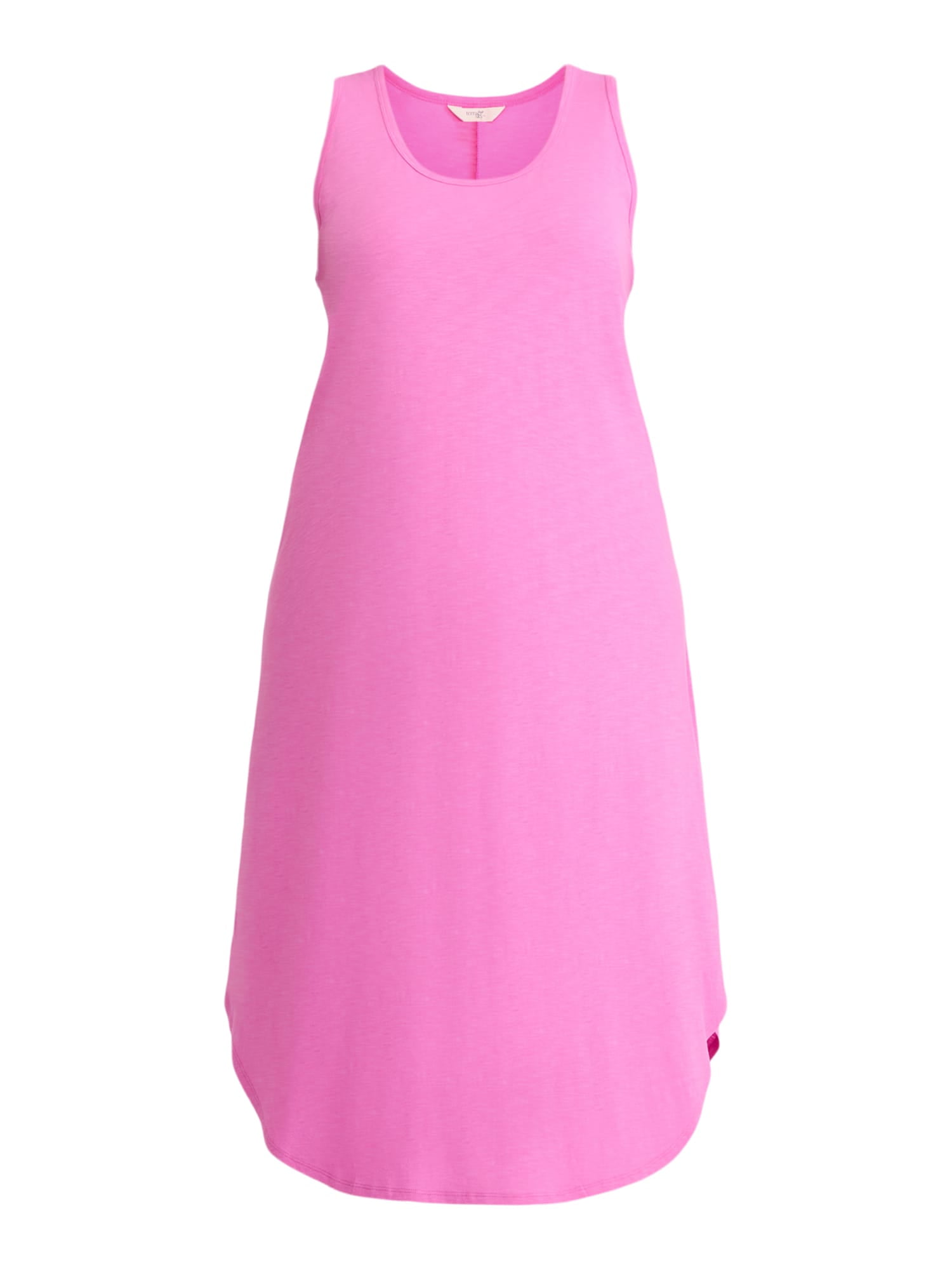 Terra & Sky Women's Plus Size Cotton Tank Dress, Sizes 0X-5X