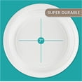 thumbnail image 4 of PLASTICPRO Round Plastic Plates Disposable and Microwavable Dinner Plate for Party, 7-inch 400-pack, 4 of 6