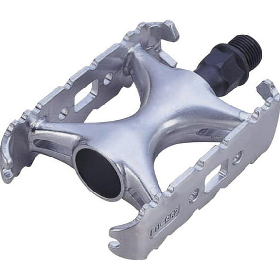 Wellgo LU962 Road Quill Pedals in Silver - Cro-mo Axle