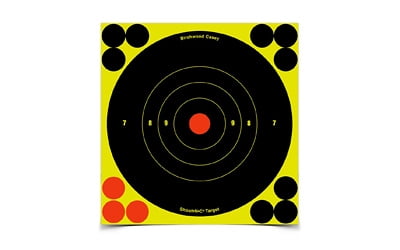 NEW Birchwood Casey Shoot-N-C 6" Bullseye Self-Adhesive 60/Pk 34550 