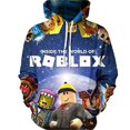 thumbnail image 1 of ROBLOX-suéter con capucha y estampado Digital para hombre y niña, suéter de moda para pareja, regalo de cumpleaños, nuevo, 1 of 4