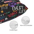 thumbnail image 3 of Pofeuu Basketball Print Polyester Microfiber Plush Pillowcases, Super Soft and Cozy Pillow Case Covers with Envelop Closure（Pillow core not included）-20"x30", 3 of 6