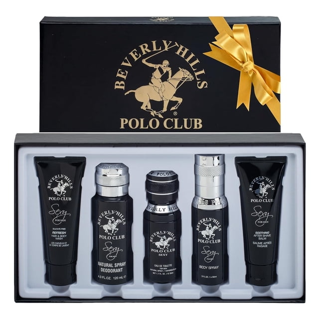 Set de regalo de colonia Beverly Hills Polo Club Sexy de 5 piezas