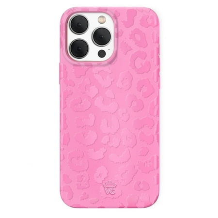 Velvet Caviar iPhone 15 Pro Max Case MagSafe Compatible - Cute Protective Phone Cases for Women - Hot Pink Leopard