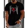 thumbnail image 1 of Camiseta Hip Hop Black Soul Street para hombre, camiseta de verano con garra de fantasma Harajuku, camiseta holgada de moda con estampado 3D de manga corta, ropa informal Tan Jianjun unisex, 1 of 2