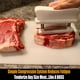 thumbnail image 4 of Regalo perfecto para chefs, herramienta para ablandar carne de cocina con cuchillas de acero inoxidable, fácil de usar y limpiar, construcción inigualable, garantía de sabor delicioso (blanco), 4 of 5