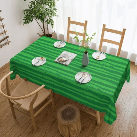 

Tablecloth Watermelon Table Cloth For Rectangle Tables Waterproof Resistant Picnic Table Covers For Kitchen Dining/Party(54x72in)