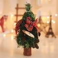 thumbnail image 2 of Decoración navideña, mini árbol de Navidad pequeño de 26 cm, decoración de árbol de Navidad, mini árbol de Navidad Lograr más, 2 of 2