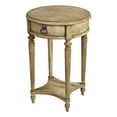 thumbnail image 1 of Butler Specialty Company Jules 1 Tiroir Table d'Extrémité Ronde - Beige Antique, 1 of 7