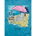 thumbnail image 2 of Blessed Girl Womens T-Shirt - Be Still & Know - Turquoise Heather - XX-Large, 2 of 6