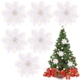 thumbnail image 1 of 6 piezas de árbol de Navidad flores flores artificiales, 1 of 7