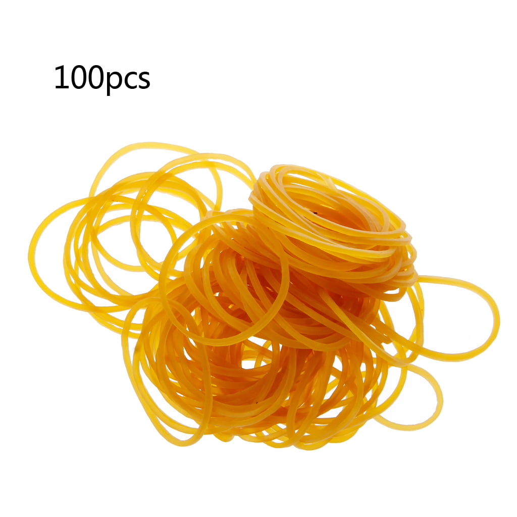 100 PCS/Bag High Quality Office Rubber Ring Rubber Bands School Office Supplies. 