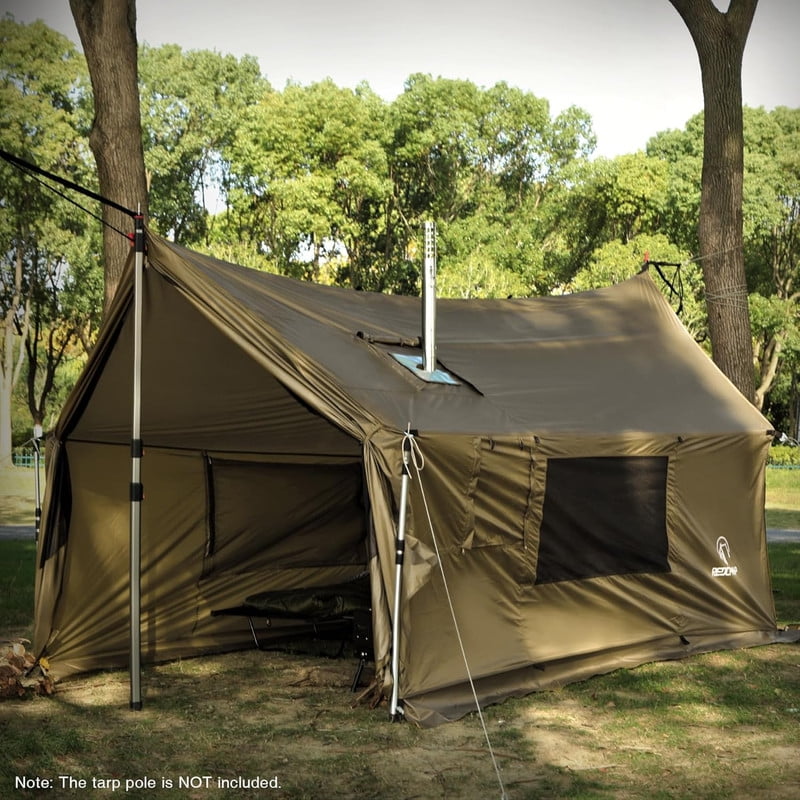 RedSwing 4 Season Hammock Hot Tent with Stove Jacks, 11.8x6.6x6.2ft Winter Tent with Snow Skirt, Lightweight for Camping Hunting