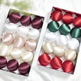 thumbnail image 2 of 15 Pcs Satin Christmas Balls 3.15 Inch Luxury Christmas Tree Ball Ornaments Satin Plastic Xmas Decorative for DIY Xmas Holiday Party Indoor Decorations  ﻿, 2 of 4