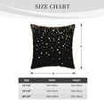 thumbnail image 4 of Xecao Star Silver Glitter Print Soft Velvet Decorative Throw Pillow Covers, Square Cushion Cases for Bed, Sofa, Living Room, Car, and Indoor Outdoor Use-20"x20", 4 of 8