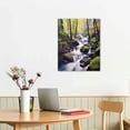 thumbnail image 2 of Nawypu Beautiful Sceneries World Flowing Water In Jungle Poster Canvas Poster Wall Art Decor Print Picture Paintings for Living Room Bedroom Decoration Frame, 2 of 4