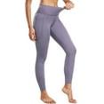 thumbnail image 2 of NELEUS Womens Compression Yoga Leggings for Workout High Waist Tummy Control with 2 Pockets,Light Blue+Light Purple+Light Pink,US Size XL, 2 of 7