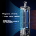 thumbnail image 2 of Ventilador Torre Portátil Sin Aspas Pie Recargable para El () Azul, 2 of 5