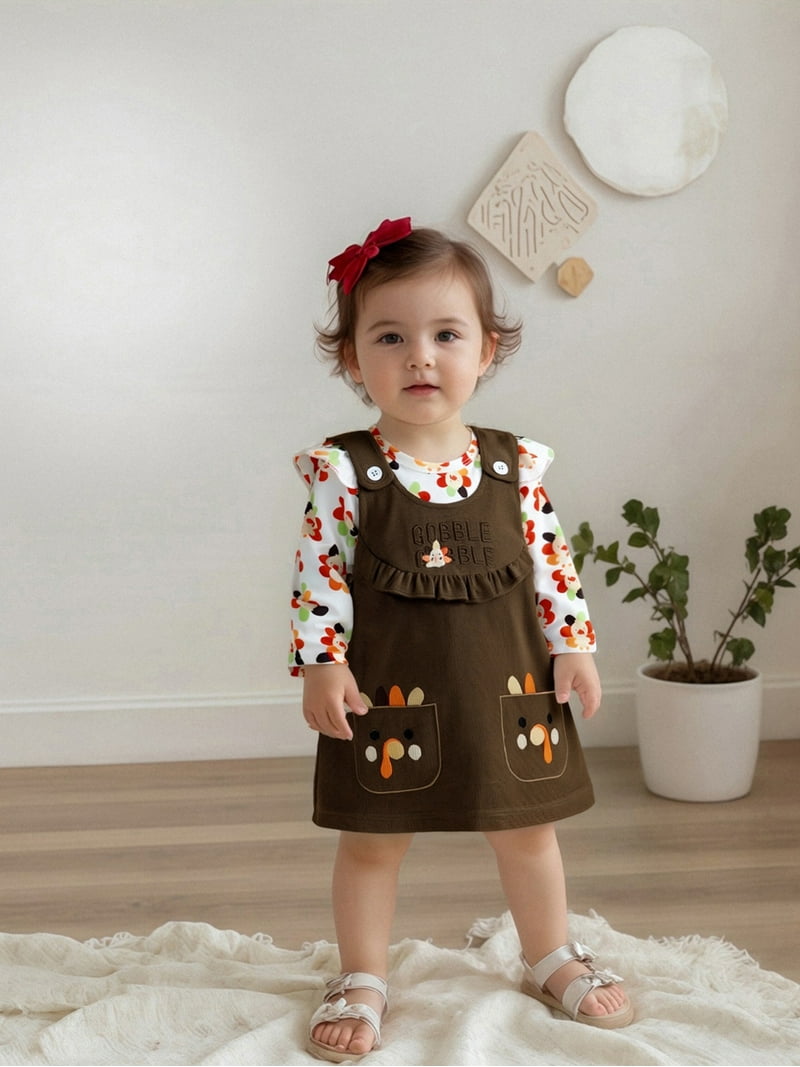 Dress 18 Month Thanksgiving Outfit PaerPade Baby Toddler Girls
