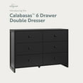 thumbnail image 4 of Storkcraft Calabasas 6 Drawer Nursery Double Dresser, Black, 4 of 12