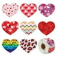thumbnail image 4 of stanreset 500pcs Valentine'S Day Gift Love Sticker Natural Kraft Paper Stickers For Package Sticker Seal Labels Stationery 5Set, 4 of 6