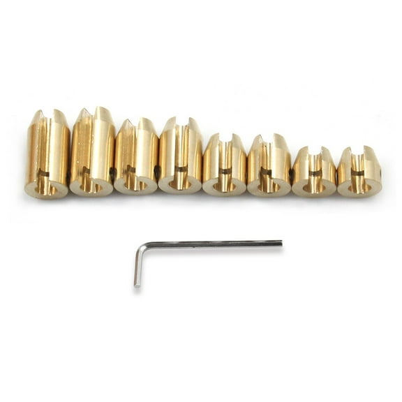 yaaqii 8/12/14pack Motorcycle Reusable Brass Wheel Spoke Balance Weights Refill Kits