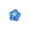 C#03, variant on Marine Sea Shell Squishy Fidget Toys for Adults Blue Glitter Sensory Gadget Malleable Conch Silhouette Office Desk Accessory Rebound Pressure Relief Tool 1 Pack