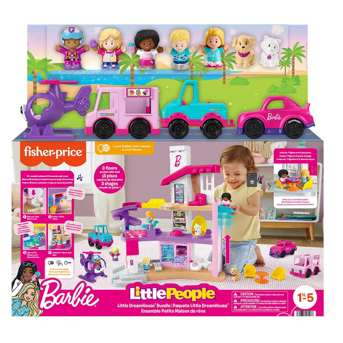 Barbie dreamhouse bundle clearance