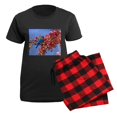 thumbnail image 5 of CafePress - Bluebird In Blossoms Pajamas - Women's Short Sleeve Print T-Shirt and Pants Dark Cotton Pajama Set, 5 of 7