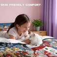 thumbnail image 4 of Qpednta Snowman Town Duvet Cover Set, Soft Cozy Comforter Cover, Breathable Bedding Comforter Set, 3-Piece Comforter Bedding Set, Bedroom Decor for Guest Room Dormitory, 4 of 7
