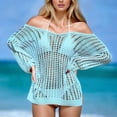 thumbnail image 3 of Beach Coverups for Women 2026 Beach Swim Cover Up Gold Strapless Beach Cover Up Dress with Hollow Out Crochet Detailing for and Holiday Wear, 3 of 5