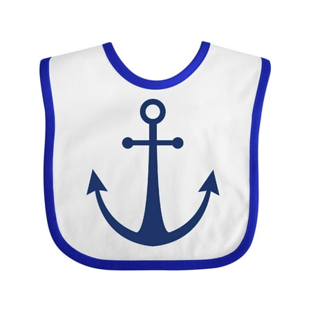 

Inktastic Anchor Nautical Boys or Girls Baby Bib