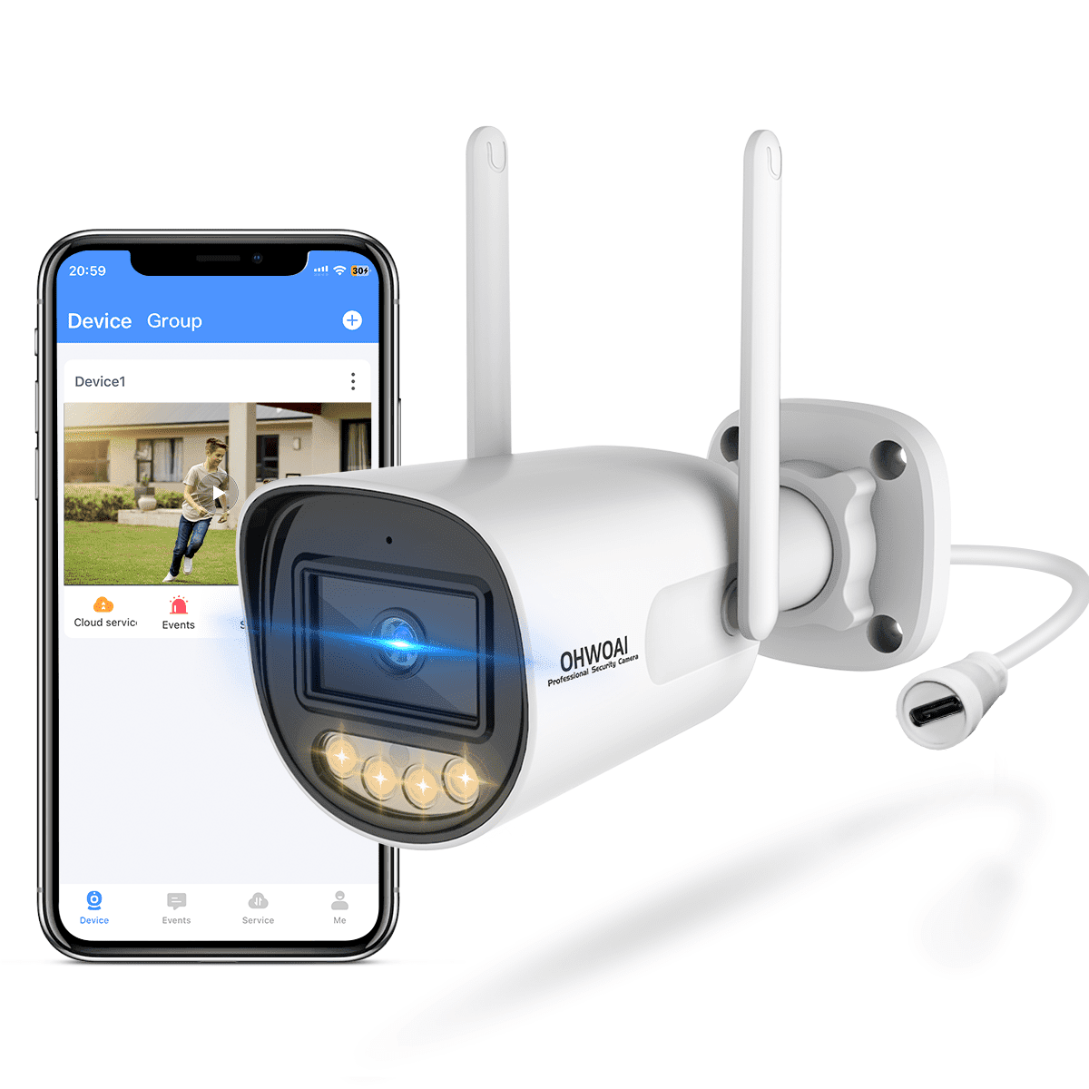 Z-Edge Security Cameras Wireless Outdoor with Solar Panel Cameras