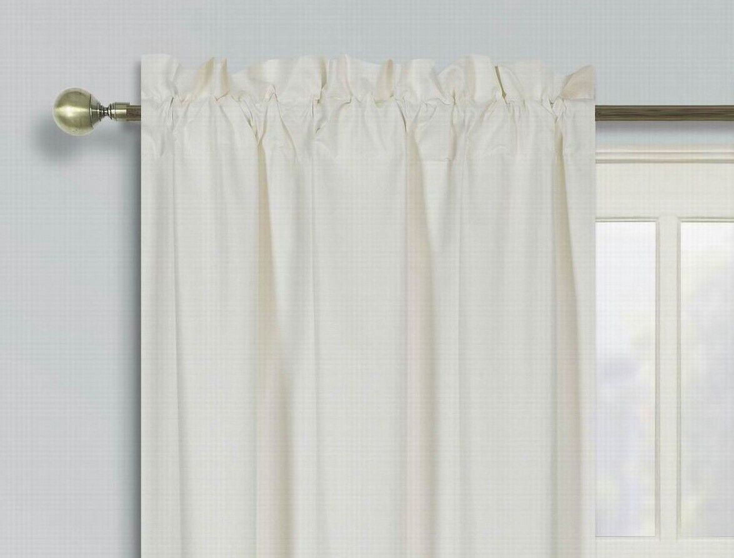 R64 IVORY 100% priivacy light filtering panels blackout window dressing curtain Set, of Two (2) Lined Rod Pocket Panels 37"W X 84"L Each