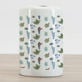 thumbnail image 2 of Cactus Ceramic Toothbrush Holder, Watercolor Cactus Plant Image Desert Hot Mexican South Nature Floral Image Print, Versatile Countertop for Bathroom, 4.5" X 2.7", Blue and Green, by Ambesonne, 2 of 4