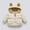 Beige, variant on KTMKH Toddler Kids Baby Boys Girls Winter Warm Solid Coats Bear Ears Hooded Padded Jacket Outwear For 18-24 Months