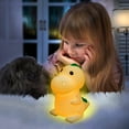 thumbnail image 5 of Dinosaur Night Light for Kids,Cute Color Changing Dinosaur Room Decor Lamp for Boys,Silicone Nursery Baby Night Light,Silicone Dinosaur Nightlight for Kids Room,Portable Battery Baby Night Light, 5 of 9