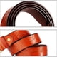 thumbnail image 4 of Cinturón de cuero con hebilla de flor Sonducket para mujer PU Premium Bronceado suave, 4 of 6