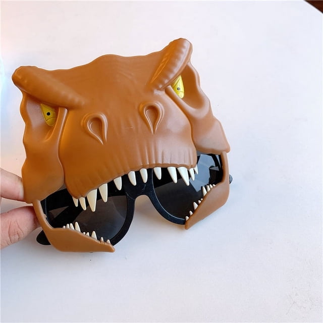 Gafas de Sol de Dibujos Animados, Gafas de Dinosaurios de Dibujos Animados Divertidos Gafas de Dibujos Animados para niños Gafas de Dinosaurios Rendimiento Probado