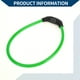 thumbnail image 5 of Candado de bicicleta Unique Bargains, cable de seguridad, combinación reiniciable de 4 dígitos, cadena de acero de 64 cm, verde, 1 pieza, 5 of 6