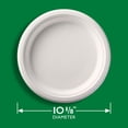 thumbnail image 6 of Hefty ECOSAVE Compostable Paper Plates, 10-1/8 Inch, 16 Count, 6 of 9