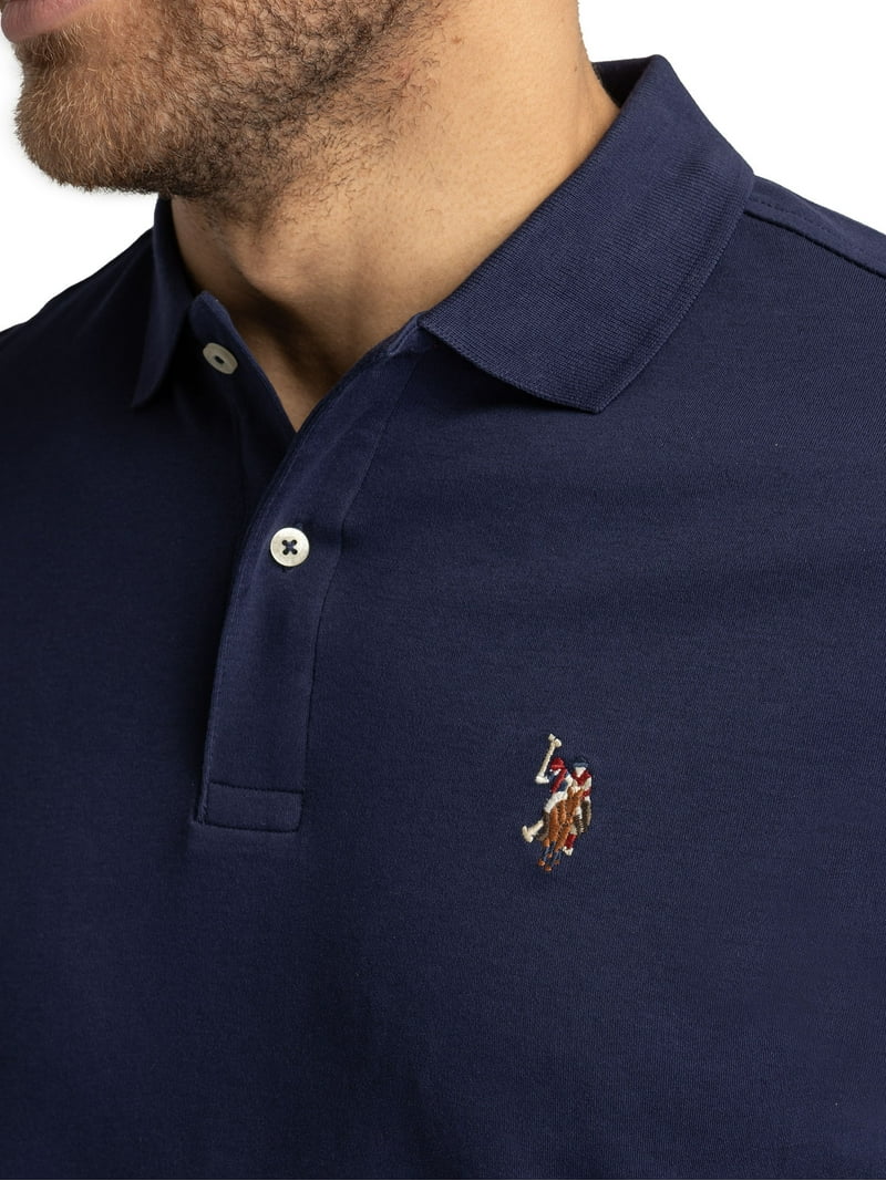 【最終値下げ】Polo Shirt US Size L Navy Blue U.S. Polo Assn. men's Interlock Polo Shirt - Walmart.com