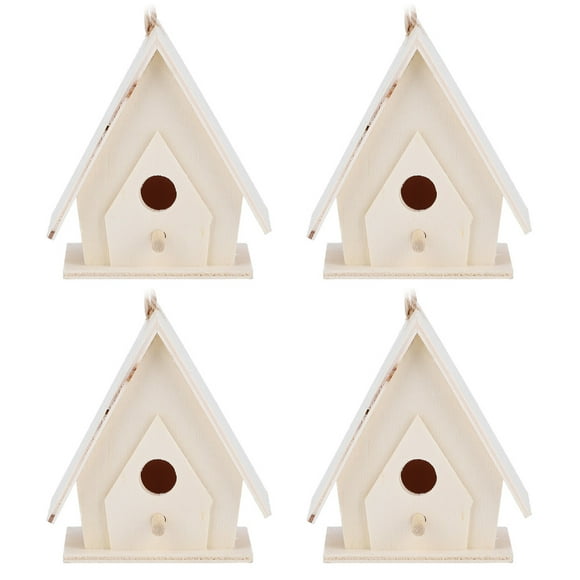 Wooden Bird House, Platane Wood Bird House, Non-toxic For Swallows Birds