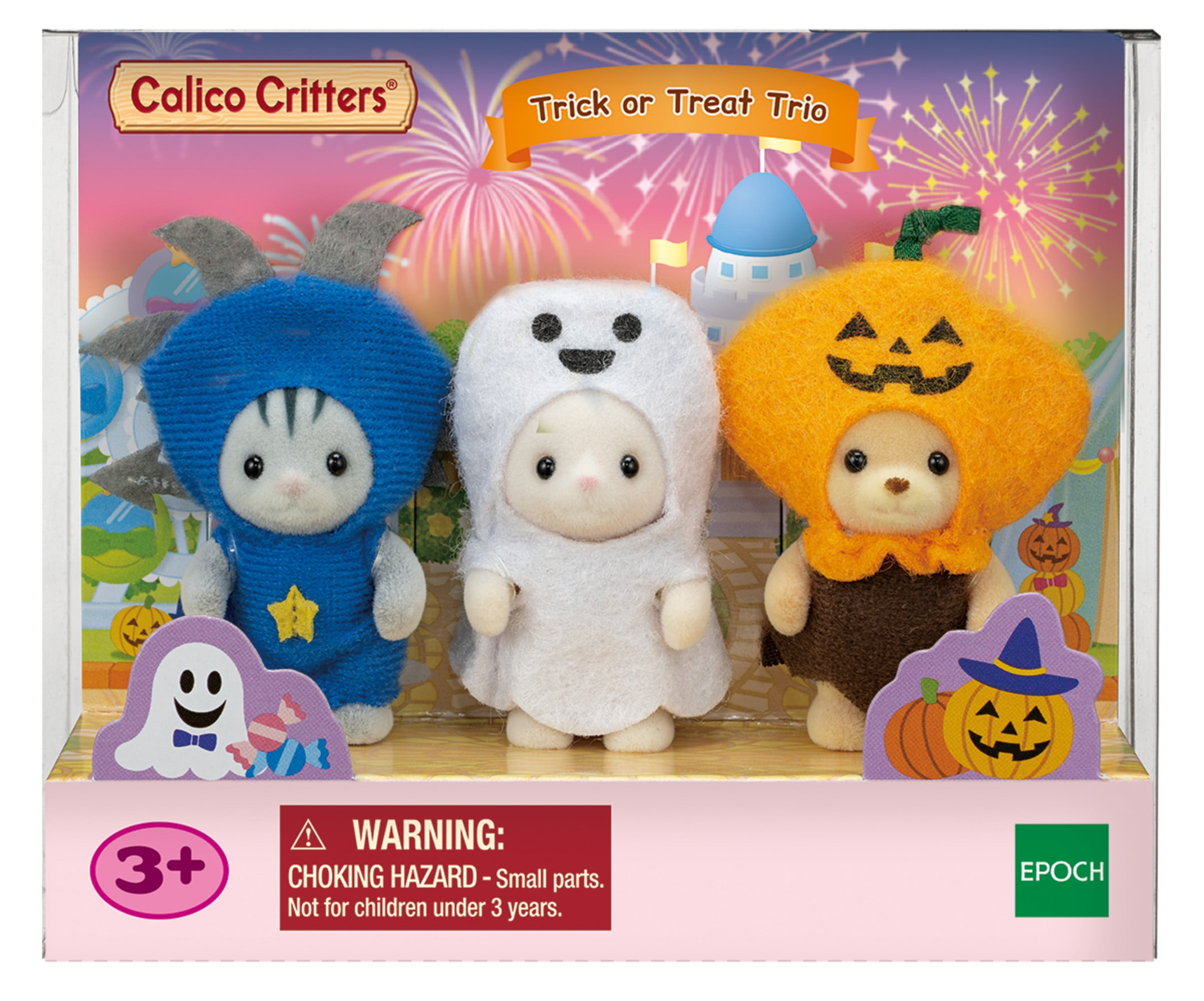 CALICO CRITTERS ハロウィン 3体セット Calico Critters Trick or Treat Trio, Limited Edition