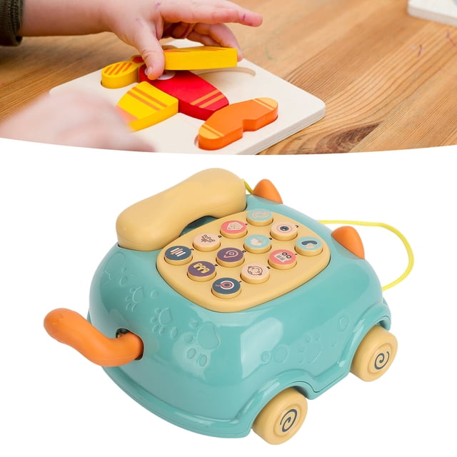 Juguete Telefónico Para Bebé, Juguete Telefónico Para Aprender Música, Educativo, Simulado, 12 Teclas Para Interiores Para Niños