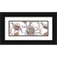 thumbnail image 1 of Fay, Mela 32x14 Black Ornate Wood Framed with Double Matting Museum Art Print Titled - Thistle Zoom in Yellow, 1 of 4