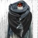 thumbnail image 1 of Women Scarf Winter Horse Print Scarf Button Soft Wrap Plush Velvet Warm Scarves Shawls Vintage Style Neck Wraps Neck Scarves, 1 of 4