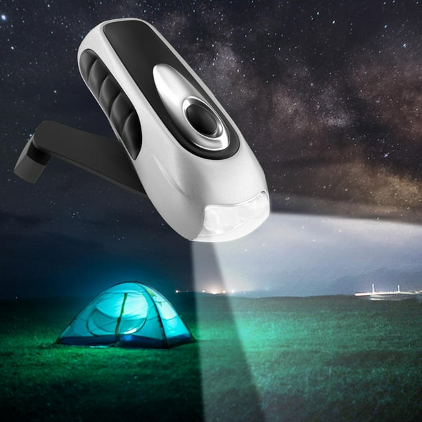 Linterna de linternas LED Linternas de mano Lámpara de camping Argén DYNWAVEMX Luz de mano