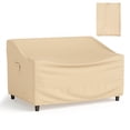 thumbnail image 1 of Costway Causeuse de Patio 60"x43 Pouces Banc 2 Places Housse de Sofa Profonde Poignée Imperméable Évent, 1 of 9