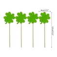 thumbnail image 5 of 20 Pieces Birthday Cake Toppers Green Lucky Clover Cake Topper Saint Patrick Festival Cake Decoration for National Day, 5 of 9